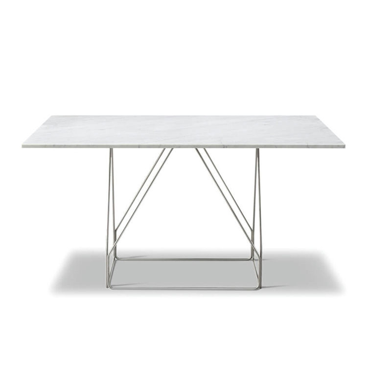 Fredericia Furniture JG Bord 140x140 WHITE CARRARA