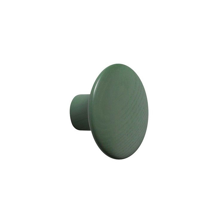 Muuto the Dots Wood Knager Dusty Green Ø9 cm