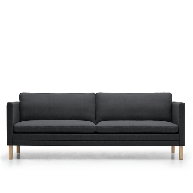 Mogens Hansen MH2614 Sofa Tekstil Mørkegrå/Sæbebehandlet Bøg (Mood 2101)