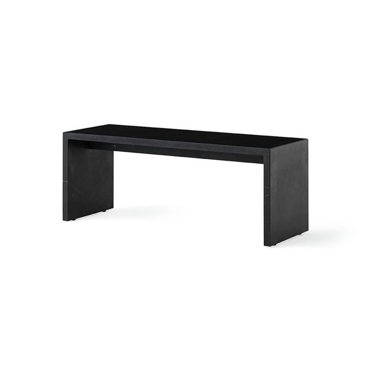 Audo Plinth Brigde Marmor Bord Nero Marquina Marmor