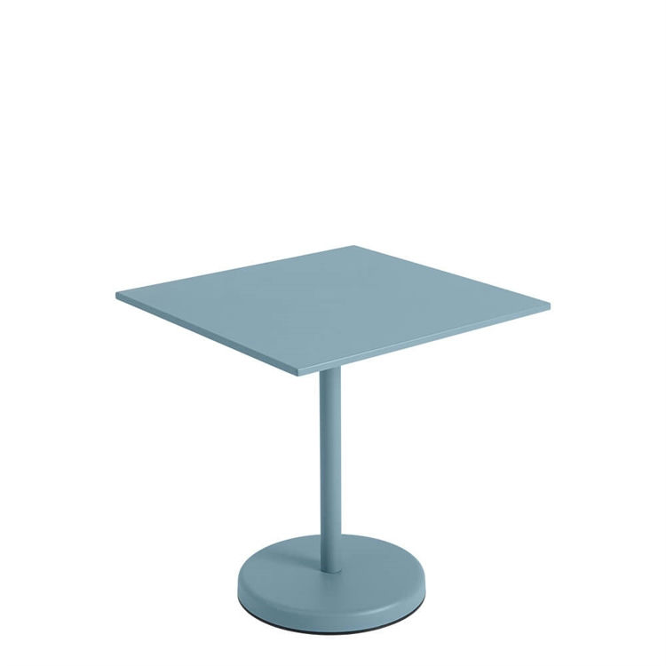 Muuto Cafe Havebord Linear Steel Pale Blue 70x70 cm