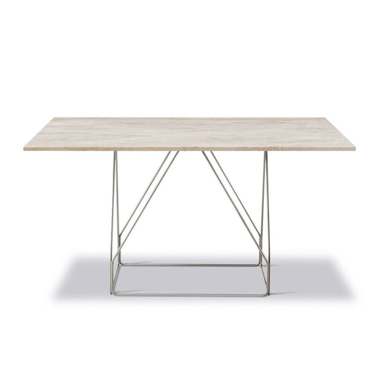 Fredericia Furniture JG Bord 140x140 IVORY KVARTSIT