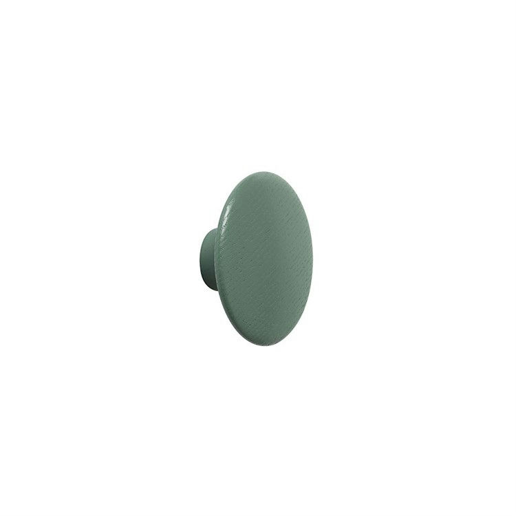 Muuto the Dots Wood Knager Dusty Green Ø6,5 cm