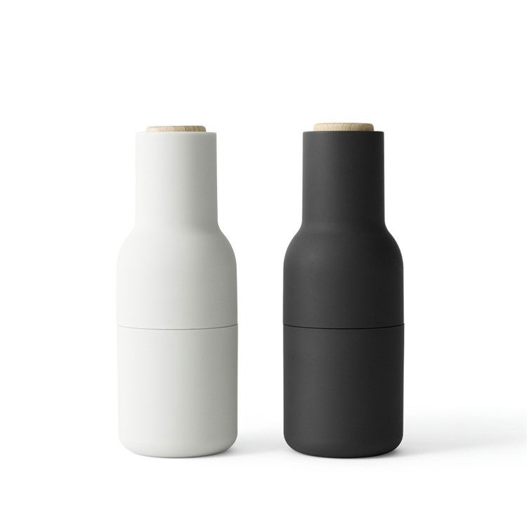 Audo Kværnsæt Bottle Grinders Ash/Carbon w. Beech