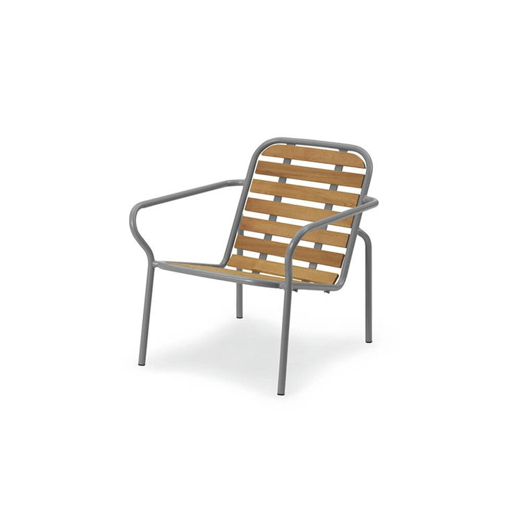 Normann Copenhagen Vig Have Grey Vig Lounge Chair Wood