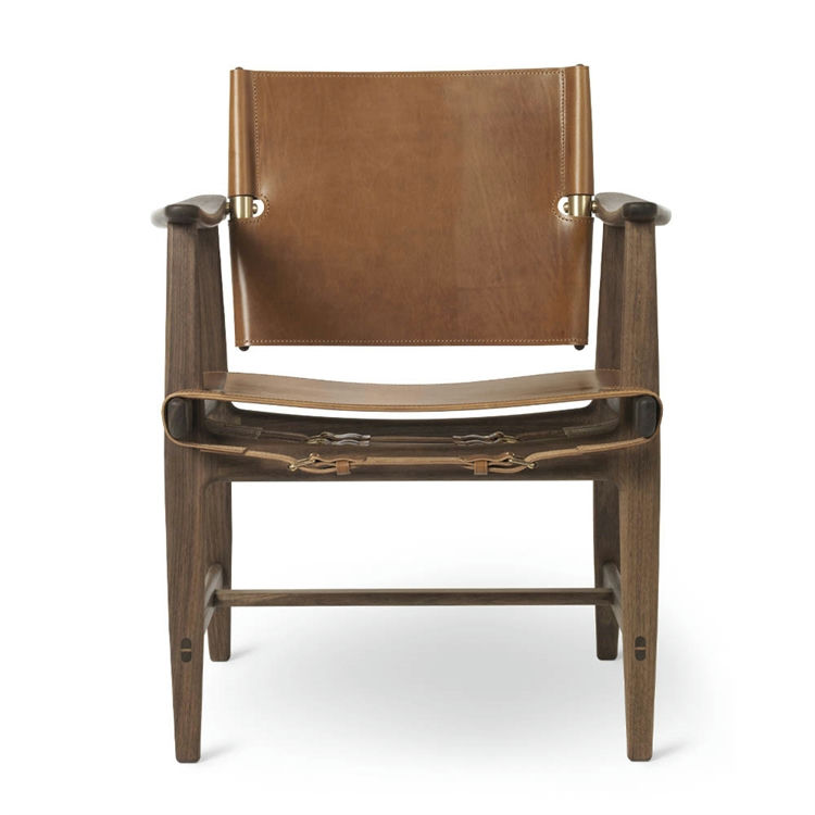 Carl Hansen & Søn BM1106 Jægerstol Olieret Valnød/Messing/Cognac