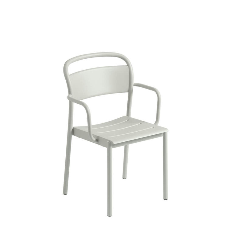 Muuto Havestol Linear Steel Grey Arm Chair