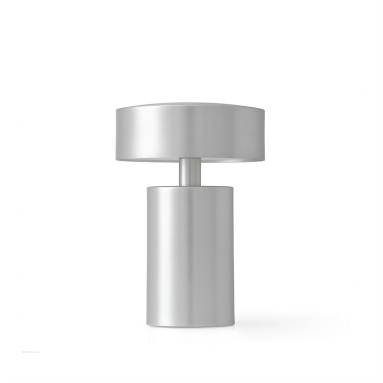 Audo Column Bordlampe Portable Brushed Aluminium