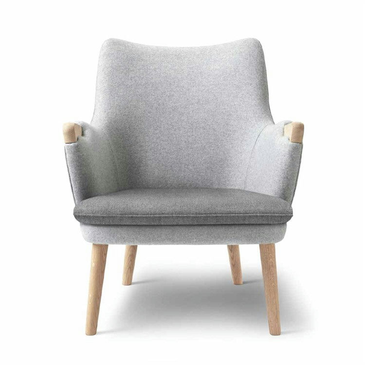 Carl Hansen & Søn CH71 Lænestol Sæbebehandlet Eg Divina 120/Divina 180