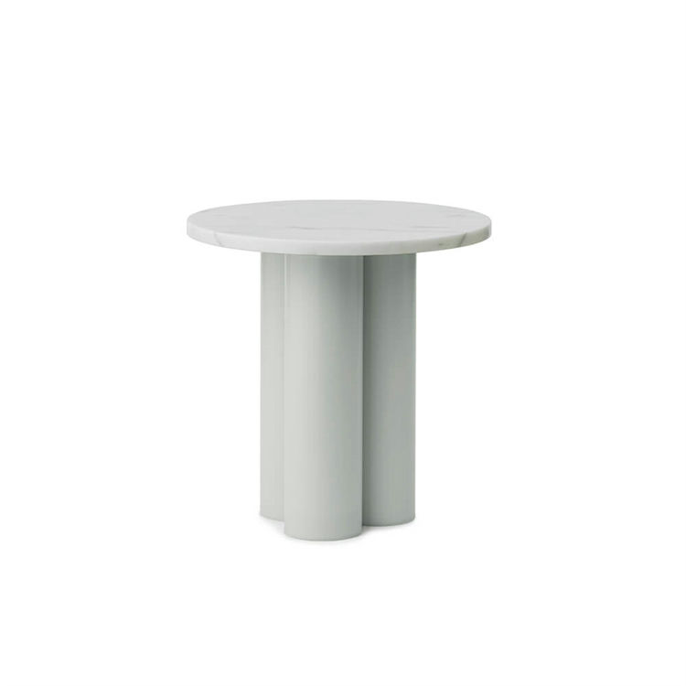 Normann Copenhagen Dit Table WHITE CARRARA Light Green