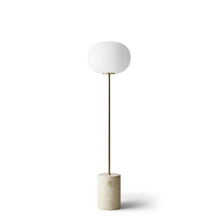 Audo JWDA Gulvlampe Travertine/Brushed Brass