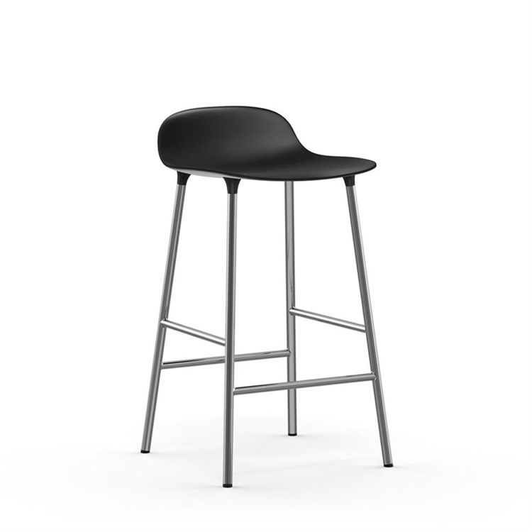 Normann Copenhagen Form Barstol Chrome Black