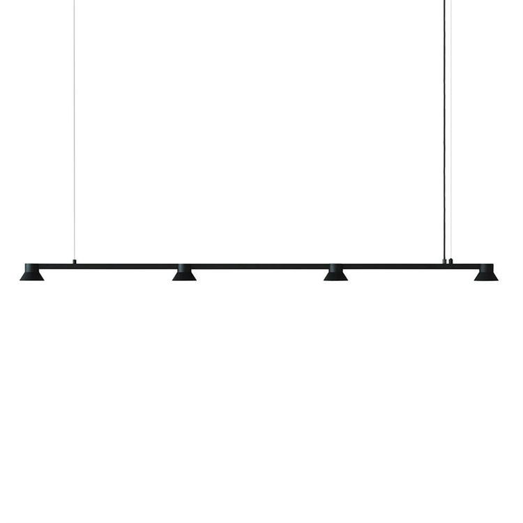 Normann Copenhagen Hat Linear Loftlampe - Black Large