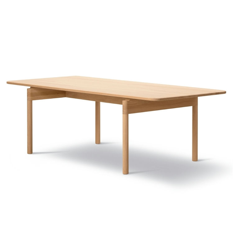 Fredericia Furniture Post Table Spisebord 225x100 cm Oak Light Oil