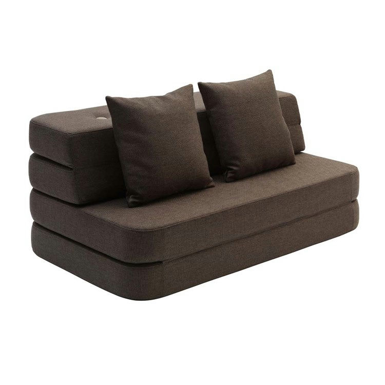 by KlipKlap KK 3 Fold Sofa KK 3 Fold Sofa XL Soft Brown w/sand