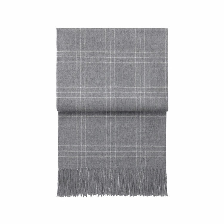 Elvang Superior Plaid Light Grey/White