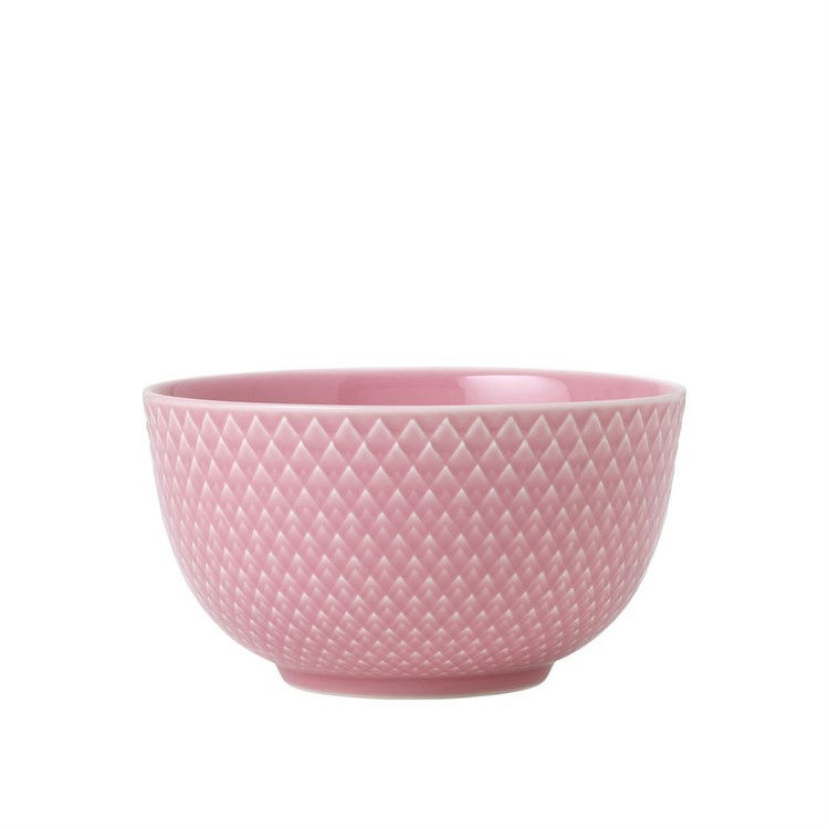 Lyngby Porcelæn Rhombe Color Skål Rosa Ø11 cm