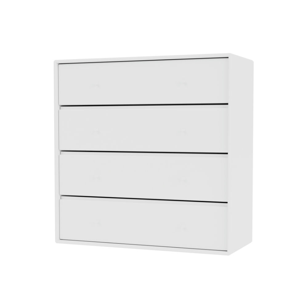 Montana Kommode Modul 1125 Dybde 30 cm Uden Ophængsbeslag New White 101