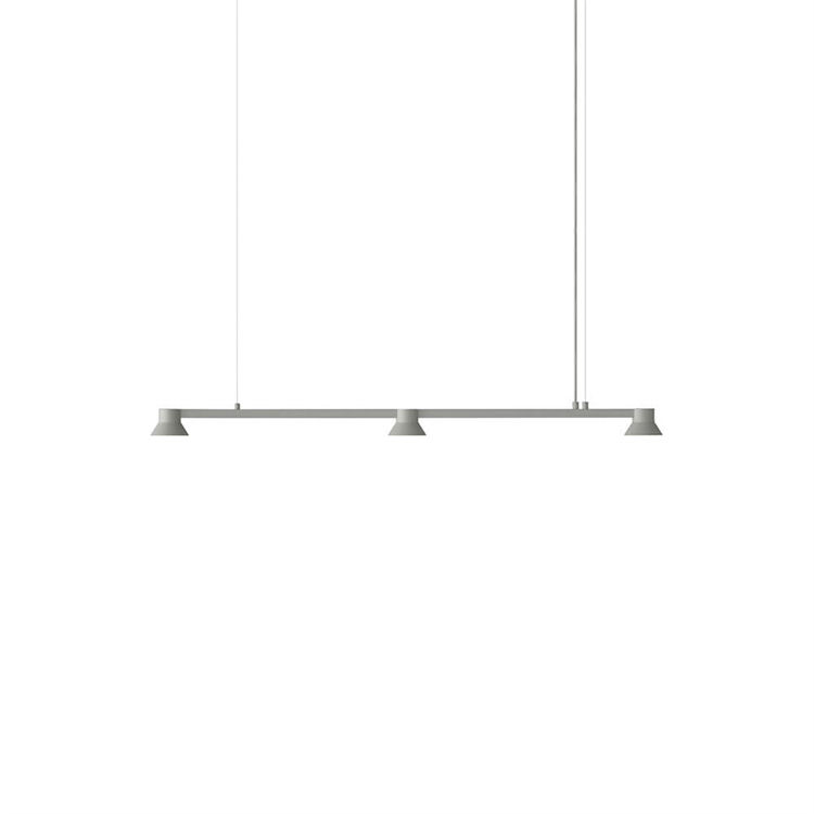 Normann Copenhagen Hat Linear Loftlampe - Warm Grey Small