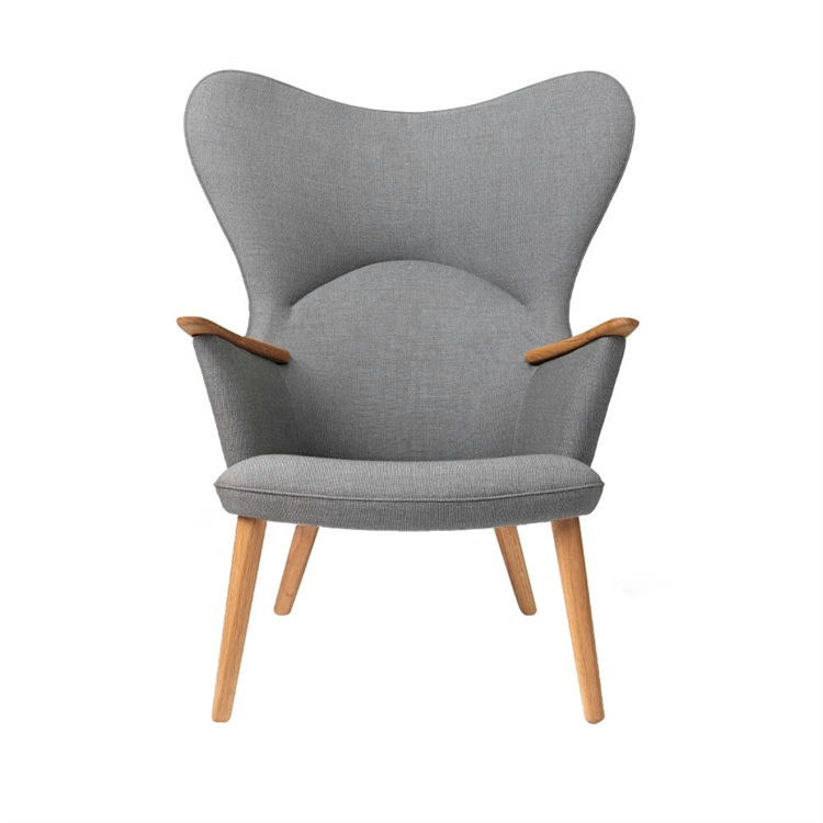 Carl Hansen & Søn CH78 Mama Bear Lænestol Passion Olieret Egetræ Passion 6101 (Grå)