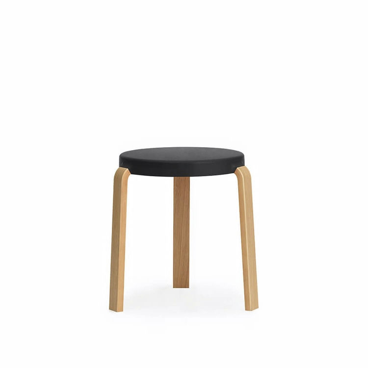 Normann Copenhagen Tap Skammel Lacquered Oak Veneer Black