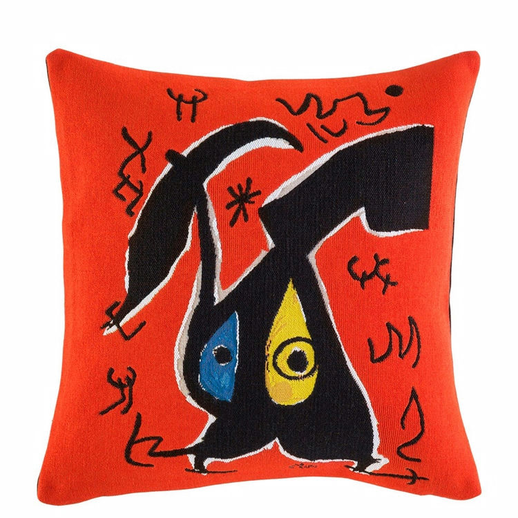 Poulin Design Miro pude Femme Oiseaux