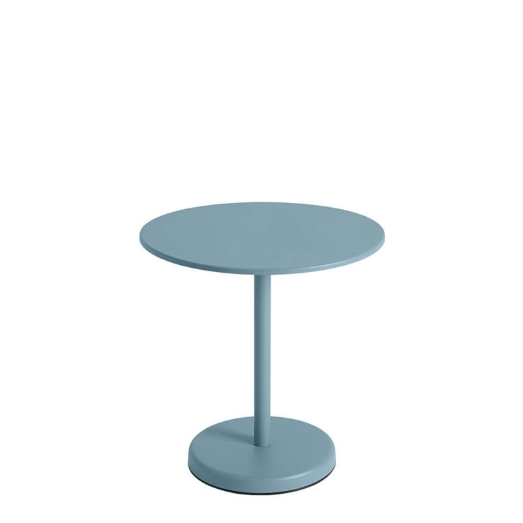 Muuto Cafe Havebord Linear Steel Pale Blue Ø70 cm